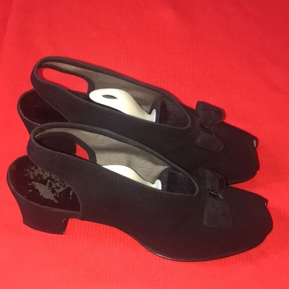 VINTAGE MAGNIN & CO. SUEDE WOMEN SHOES SIZE 7 HANDMADE - Picture 8 of 13